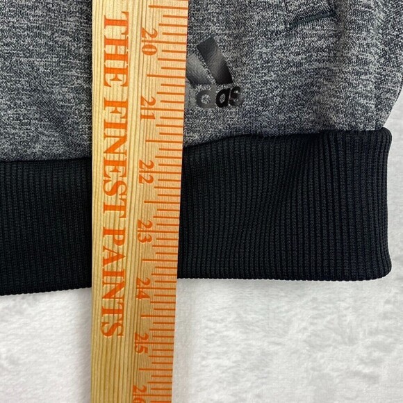 Adidas Climawarm Jacket Womens Small Full Zip Gray Black Sport Pockets Casual - Picture 10 of 13